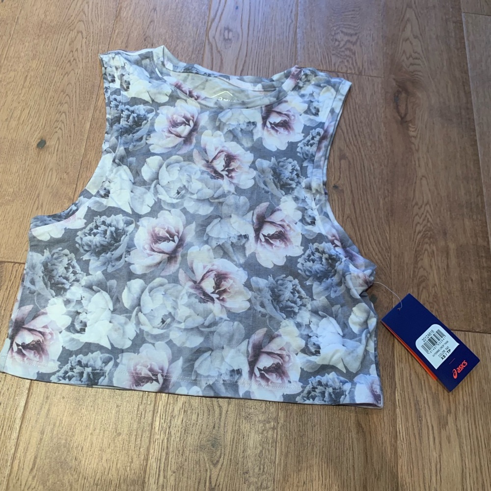 ASICS floral tank top